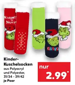 Kaufland Kinder- Kuschelsocken Angebot