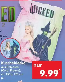 Kaufland WICKED Kuscheldecke Angebot