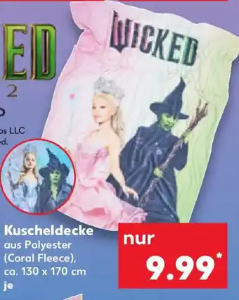 Kaufland WICKED Kuscheldecke Angebot