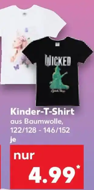 Kaufland WICKED Kinder-T-Shirt Angebot