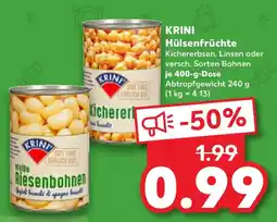 Kaufland KRINI Hülsenfrüchte Angebot