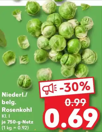Kaufland Niederl./ belg. Rosenkohl Angebot