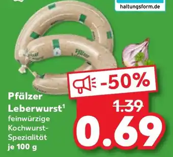 Kaufland Pfälzer Leberwurst Angebot