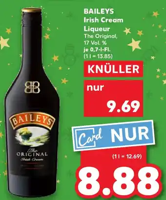 Kaufland BAILEYS Irish Cream Liqueur Angebot