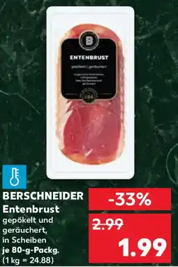 Kaufland BERSCHNEIDER Entenbrust Angebot