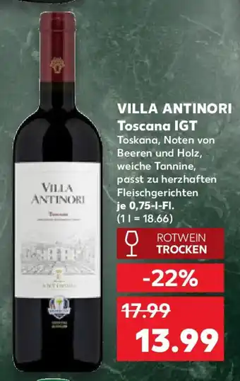 Kaufland VILLA ANTINORI Toscana IGT Angebot