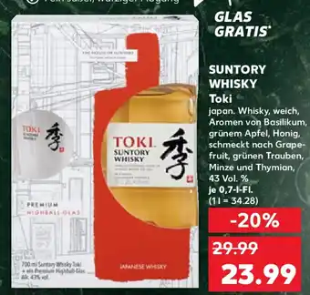 Kaufland SUNTORY WHISKY Toki Angebot