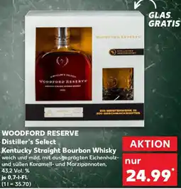 Kaufland WOODFORD RESERVE Distiller's Select Kentucky Straight Bourbon Whisky Angebot