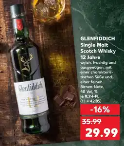 Kaufland GLENFIDDICH Single Malt Scotch Whisky 12 Jahre Angebot