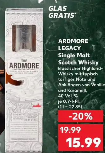 Kaufland ARDMORE LEGACY Single Malt Scotch Whisky Angebot