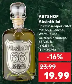 Kaufland ABTSHOF Absinth 66 Angebot