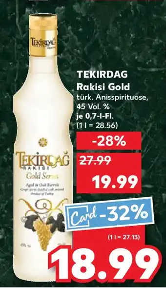 Kaufland TEKIRDAG Rakisi Gold Angebot