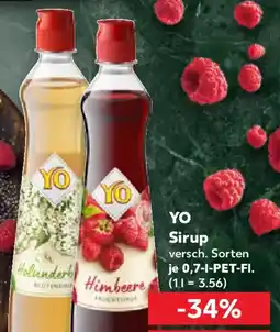 Kaufland YO Sirup Angebot