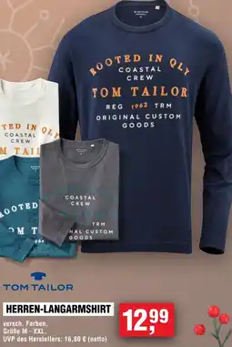 Handelshof Tom tailor herren-langarmshirt Angebot