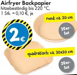 TEDi Airfryer Backpapier Angebot
