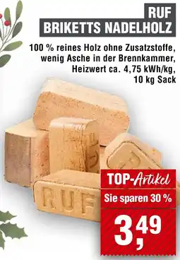 Handelshof Ruf briketts nadelholz Angebot