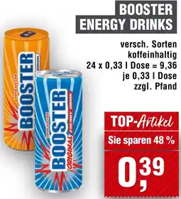 Handelshof Booster energy drinks Angebot