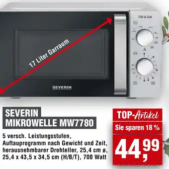 Handelshof SEVERIN MIKROWELLE MW7780 Angebot