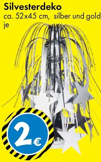 TEDi Silvesterdeko Angebot