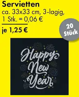 TEDi Servietten Angebot