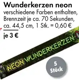 TEDi Wunderkerzen neon Angebot