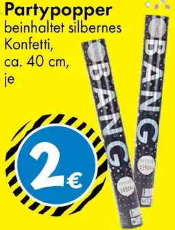 TEDi Partypopper Angebot