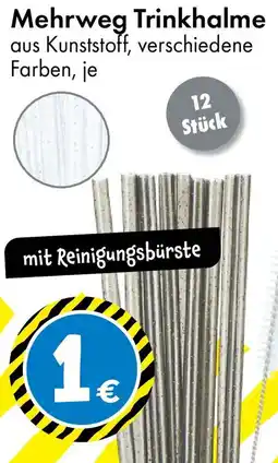 TEDi Mehrweg Trinkhalme Angebot