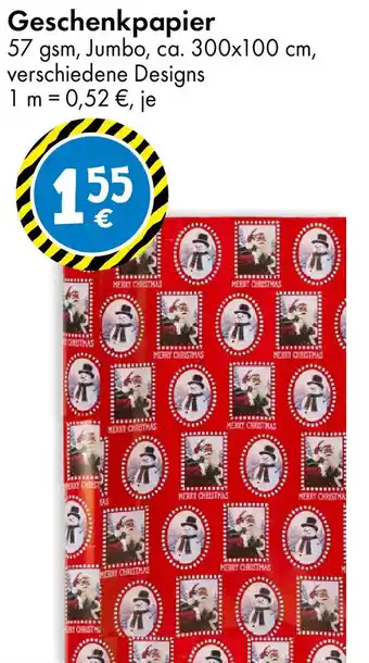 TEDi Geschenkpapier Angebot