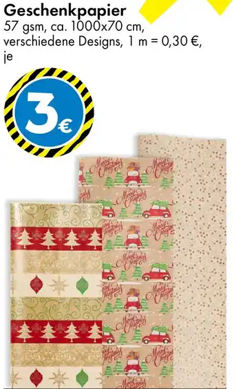 TEDi Geschenkpapier Angebot