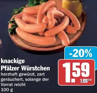 AEZ knackige Pfälzer Würstchen Angebot