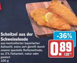 AEZ Schnitzel aus der Schweinelende Angebot