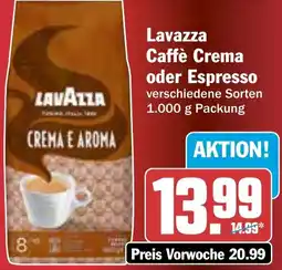 AEZ Lavazza Caffè Crema oder Espresso Angebot