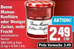 AEZ Bonne Maman Konfitüre oder Weniger Zucker, mehr Frucht Angebot