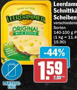 AEZ Leerdammer Schnittkäse in Scheiben Angebot