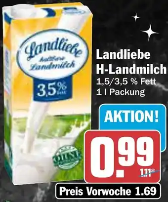 AEZ Landliebe H-Landmilch Angebot