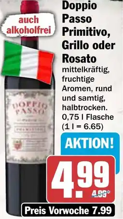 AEZ Doppio Passo Primitivo, Grillo oder Rosato Angebot