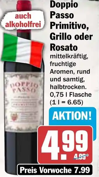 AEZ Doppio Passo Primitivo, Grillo oder Rosato Angebot