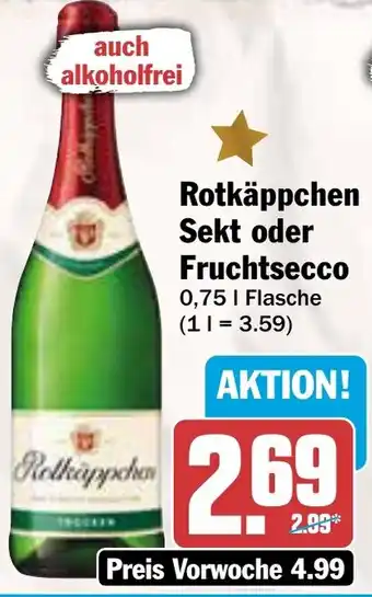 AEZ Rotkäppchen Sekt oder Fruchtsecco Angebot