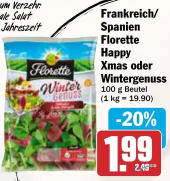 AEZ Frankreich/ Spanien Florette Happy Xmas oder Wintergenuss Angebot