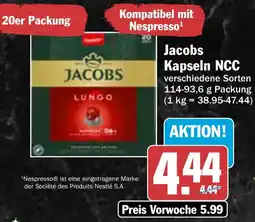 AEZ Jacobs Kapseln NCC Angebot