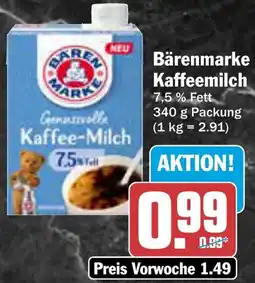 AEZ Bärenmarke Kaffeemilch Angebot