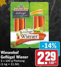 AEZ Wiesenhof Geflügel Wiener Angebot