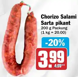 AEZ Chorizo Salami Sarta pikant Angebot