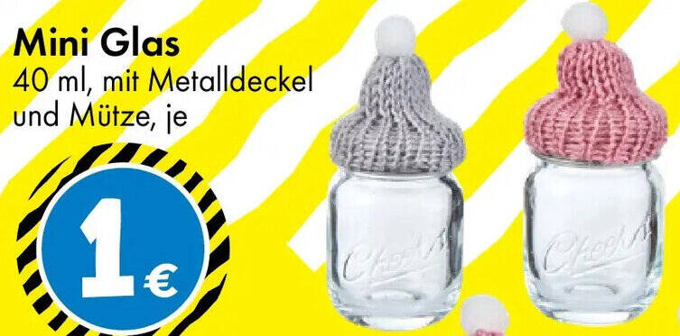 Mini Glas Angebot bei TEDi