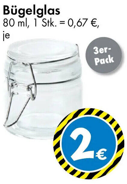 Bügelglas Angebot bei TEDi Gültig von 03-12-2025