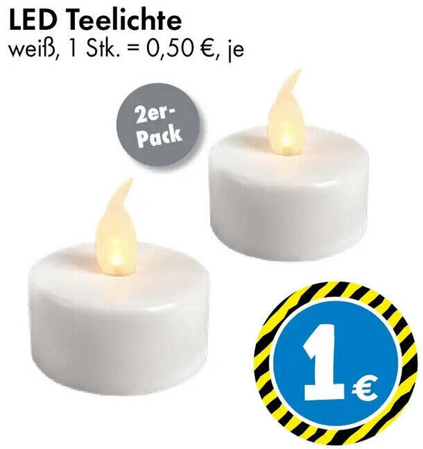 LED Teelichte Angebot bei TEDi