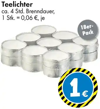 TEDi Teelichter Angebot
