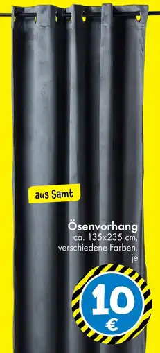TEDi Ösenvorhang Angebot