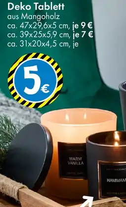 TEDi Deko Tablett Angebot