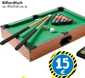 TEDi Billiardtisch Angebot